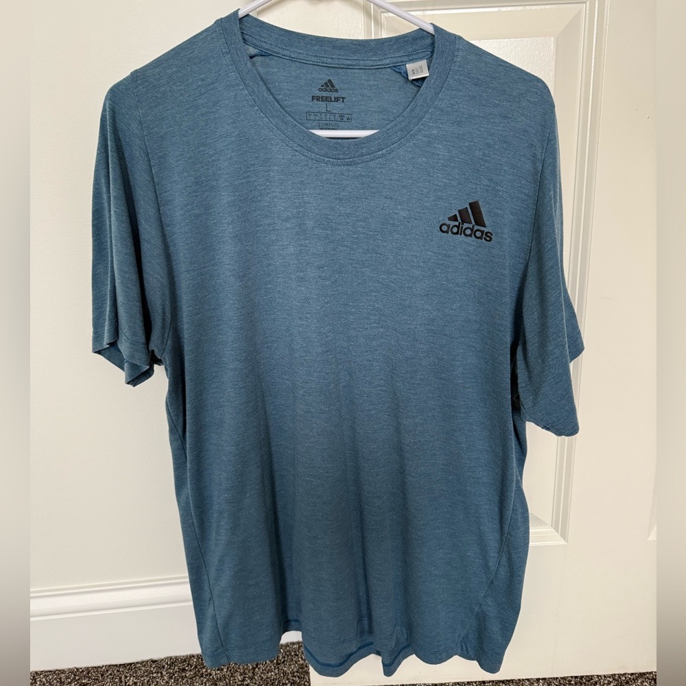 Adidas Men's Teal Short Sleeve Tee
